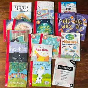 20 CHICK-FIL-A Kids Meals Items (19 softcover books + 1 collage) Chik fil A